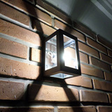 Luz Exterior Artefacto Proyecta Iluminacion Farol Hierro X11