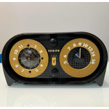Rádio Relógio Zenith G5116 Valvulado De 1950 - Funcionando.