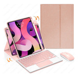 Capa De Rotação 360 C/teclado+mouse Para iPad 9/8/7 10,2