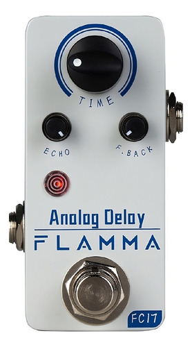 Pedal Mini Analog Delay Para Guitarra Eléctrica Flamma Fc17