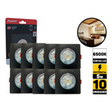 Kit C/ 10 Spot Avant 5w 3000k Luz Amarela Direcionável Forro Cor Amarelo 110v/220v(bivolt)