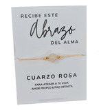 Pulsera Hilo Cuarzo Rosa Piedra Del Amor Chakras Amuleto 