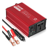 Inversor De Corriente De 500 W/1000 W (pico) Convertidor De 