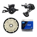 Grupo Kit Shimano Deore M6100 1x12v K7 11-52d 12v + Coroa