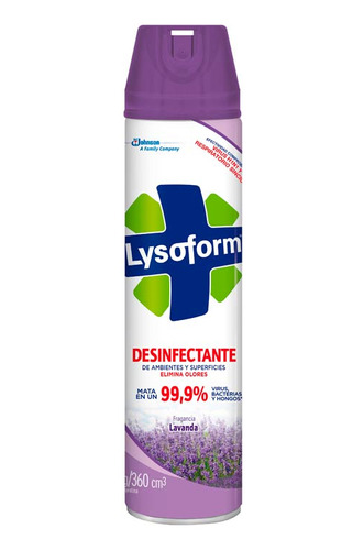 Pack X 3 Unid Desinfectante  Lavanda 360 Cc Lysoform Desinf