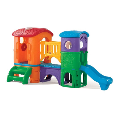 Casita Infantil Step2 Multicolor con Resbaladera y Tragaluces | Meses sin interés