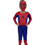 Roupa Infantil Fantasia Longa Com Enchimento Homem-aranha 