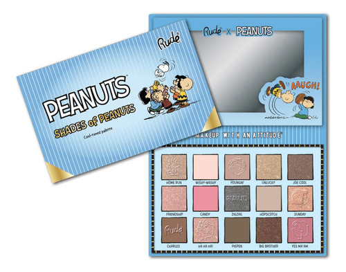 Paleta De Sombras Shades Of Peanuts Rude Cosmetics
