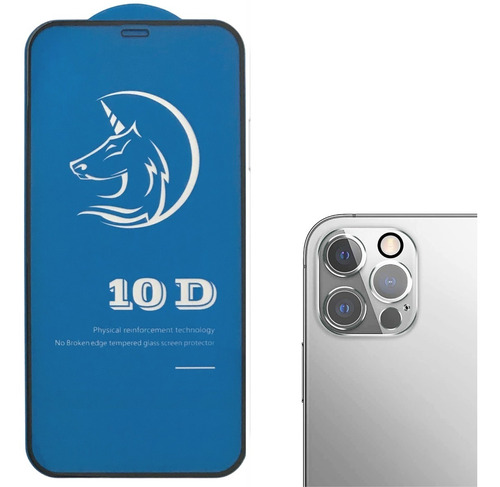 Vidrio Protector Premium + Vidrio De Cámara Para iPhone 