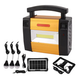 Generador Solar De Central Eléctrica, Luces Led Portátiles,