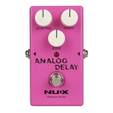 Pedal Nux Analog Delay De Efecto Para Guitarra Electrica Color Característico