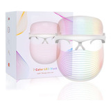 Haoyehome Mascarilla Facial Led De 7 Colores, Dispositivo Po