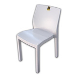 Silla Paris Mascardi  Blanca Plastico Apilable