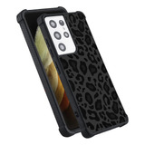 Funda Diseno Leopardo Print Para Samsung Galaxy S21 Ultra