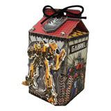 10 Cajitas Milk Box Transformers