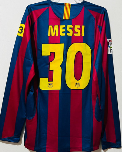 Jersey Barcelona Manga Larga 2006 Local Lionel Messi