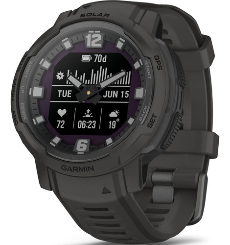 Smartwatch Instinct Crossover Solar Reloj Garmin Revodrive