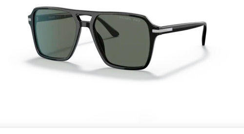 Lentes Solar Prada Pra20ys 1ab03r Black/polarized Green 