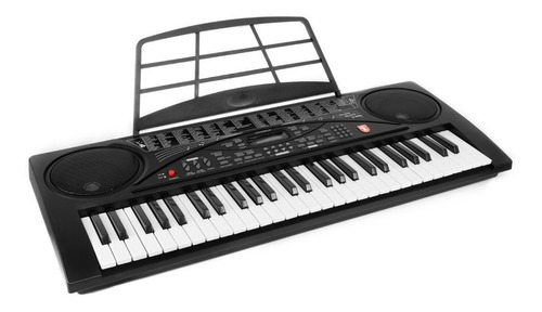 Teclado Musical Kaiser54 Teclas Negro 110v  Mtc-5480 