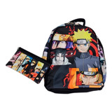 Morral Comic Naruto Uzumaki Maleta Niños Ánime