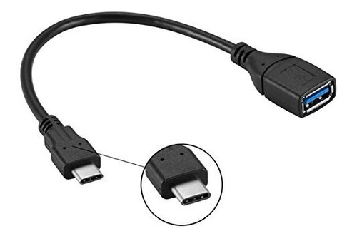 Cable Otg Usb A Tipo C Para Pendrive Mouse Teclado Adaptador