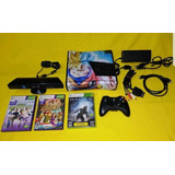 Consola Xbox 360 Con Kinect 2 Controles Y 3 Juegos Originale