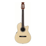 Ovation Ab24ciip Guitarra Electroclasica Nylon Applause Plus Color Natural Orientación De La Mano Derecha