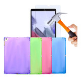 Capa + Película Para Tablet Galaxy Tab A7 Lite 8.7 T220 T225 Cor Lilás