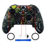 Carcasa Y Anillos Para Control Xbox One Elite Fiesta Miedo