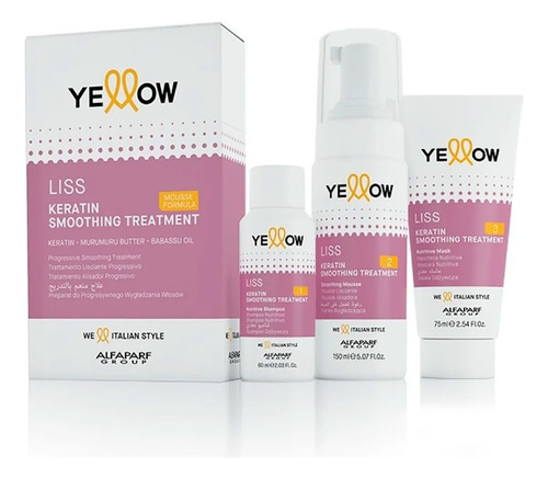 Liss Keratin Progresive Smoothing Treatment - Yellow