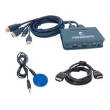 Switch (chaveador) Kvm Hdmi Usb 2 Portas