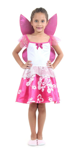 Fantasia Fadinha Das Rosas Infantil - Era Uma Vez