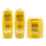 Kleno Egyptian Gold 24k Shampoo Enjuague Mascara 1kg Local