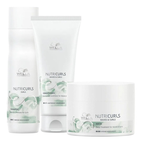 Kit Home Care Nutricurls Wella