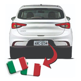 Emblema Adesivo Italia Placa Fiat Argo Uno Palio Toro - Par