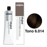  Tintes L´oréal Majirel French Browns Tono 6.014 Rubio Oscuro Natural Cenizo Cobrizo