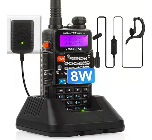 Baofeng Bf-f9 Uhf Walkie Talkies Batería De Larga Duración