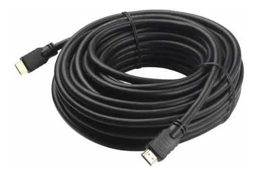 Cabo Hdmi 15m Blindado 1.4 Ethernet 15 Metros Full Hd 3d Cor Preto