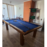 Mesa De Pool Con Bolas Y Taquera