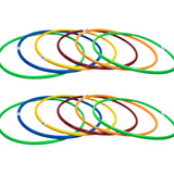 Bambolês 50cm Com 12 Unid. (argola / Aro Funcional Circuito)