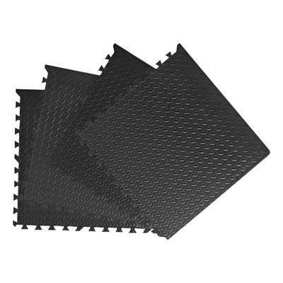 Tapete Piso Eva Foamy Armable 60x60 Cm Pack 4 Pza Color Negro | Envío gratis