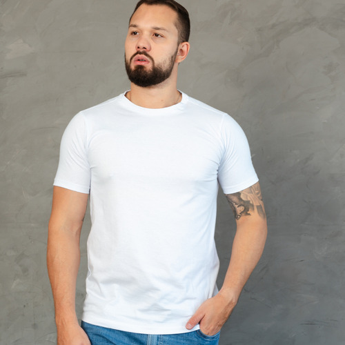 Camisa Básica Masculina Algodão Atacado Blusa Premium Lisa