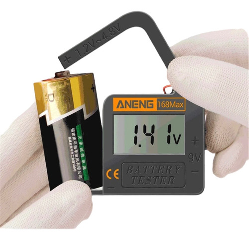 Probador Digital Tester Bateria Litio Verificación Aaa Aa