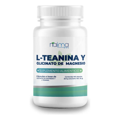 L- Teanina Y Glicinato De Magnesio 500 Mg - 100 Cápsulas | Meses sin interés