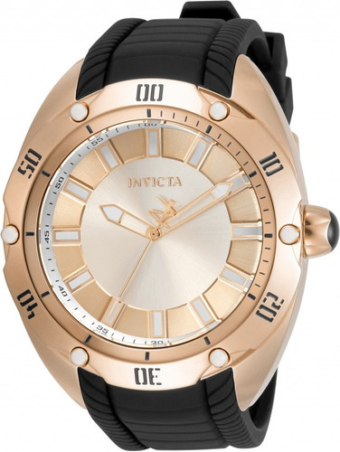 Invicta Venom 33651 50mm Original Silicone Rose 10x S/juros