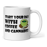 Taza De Cafe, Mug Pocillo Marihuana Pipas Cannabis