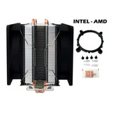 Cooler P/processador Universal P/intel/ Amd1 Duplo Azul