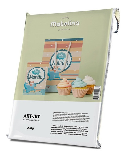 Papel Matelina Simple Faz 200g A4 100 Hojas