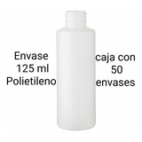 Botellas Envase Plastico De 125 Ml Con Tapa  50 Envases 
