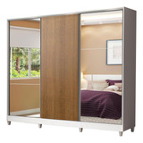 Ropero Closet Madesa Royale 3 Puertas 2 Espejo B/m/b Cp